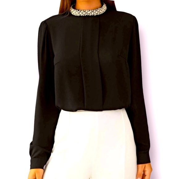 Tops - Pearls Beaded Blouse